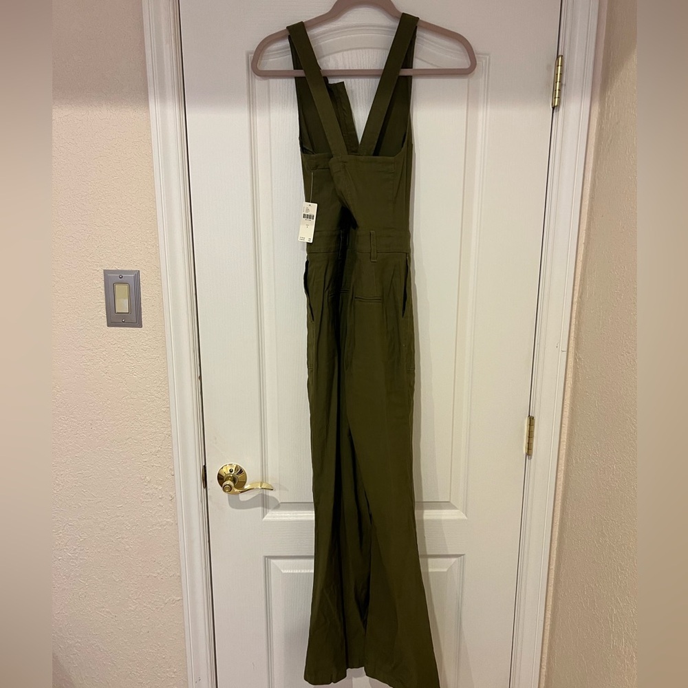 NWT Anthropologie The Naomi Workwear Jumpsuit by Maeve Olive Sz 2 - Picture 6 of 8